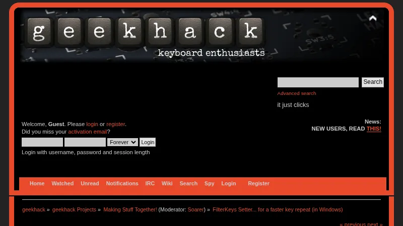 Filter Keys