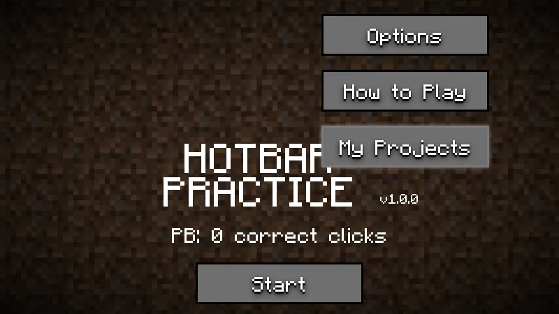 Hotbar Practice