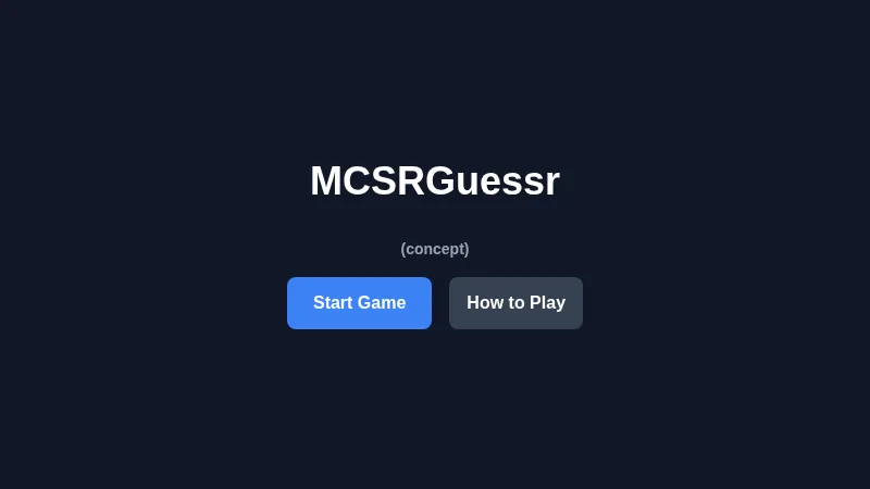 MCSRGuessr