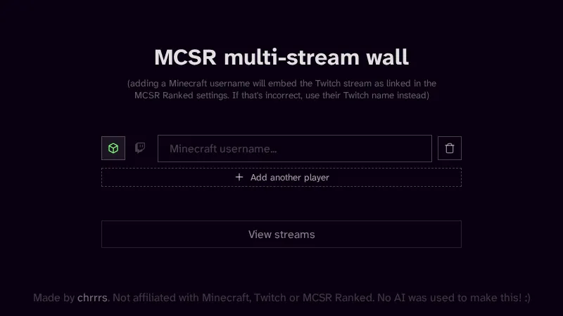 Multi-stream Wall